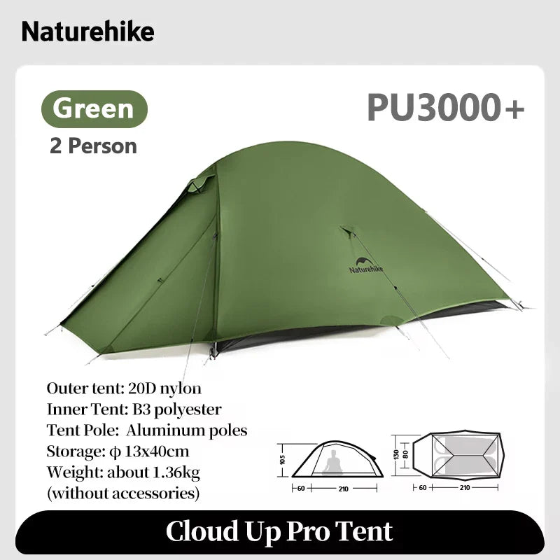 Grote camping tent met aparte ingangen – Voor meer privacy