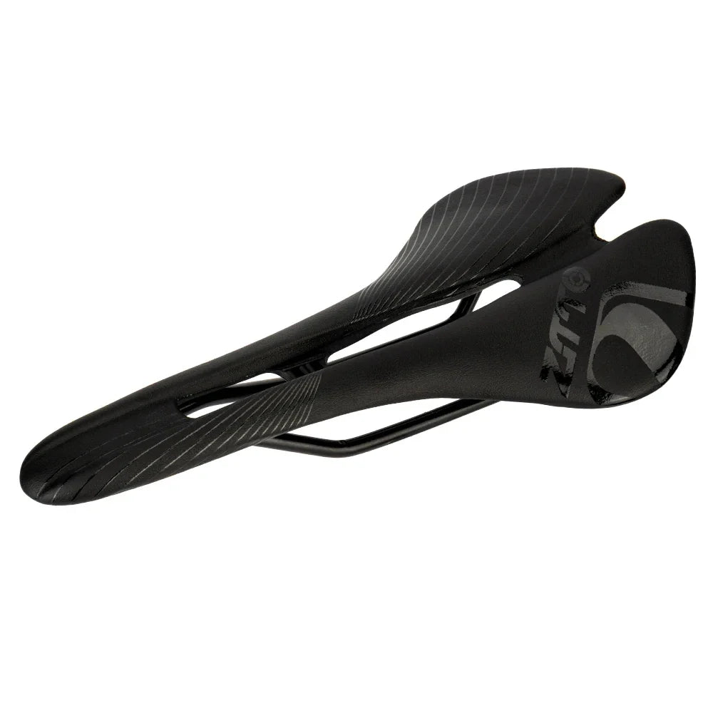 Comfort fietszadel met elastomeer vering
