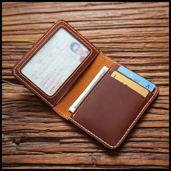 Dunne pasjeshouder heren met flexibele pasvorm – Slank ontwerp