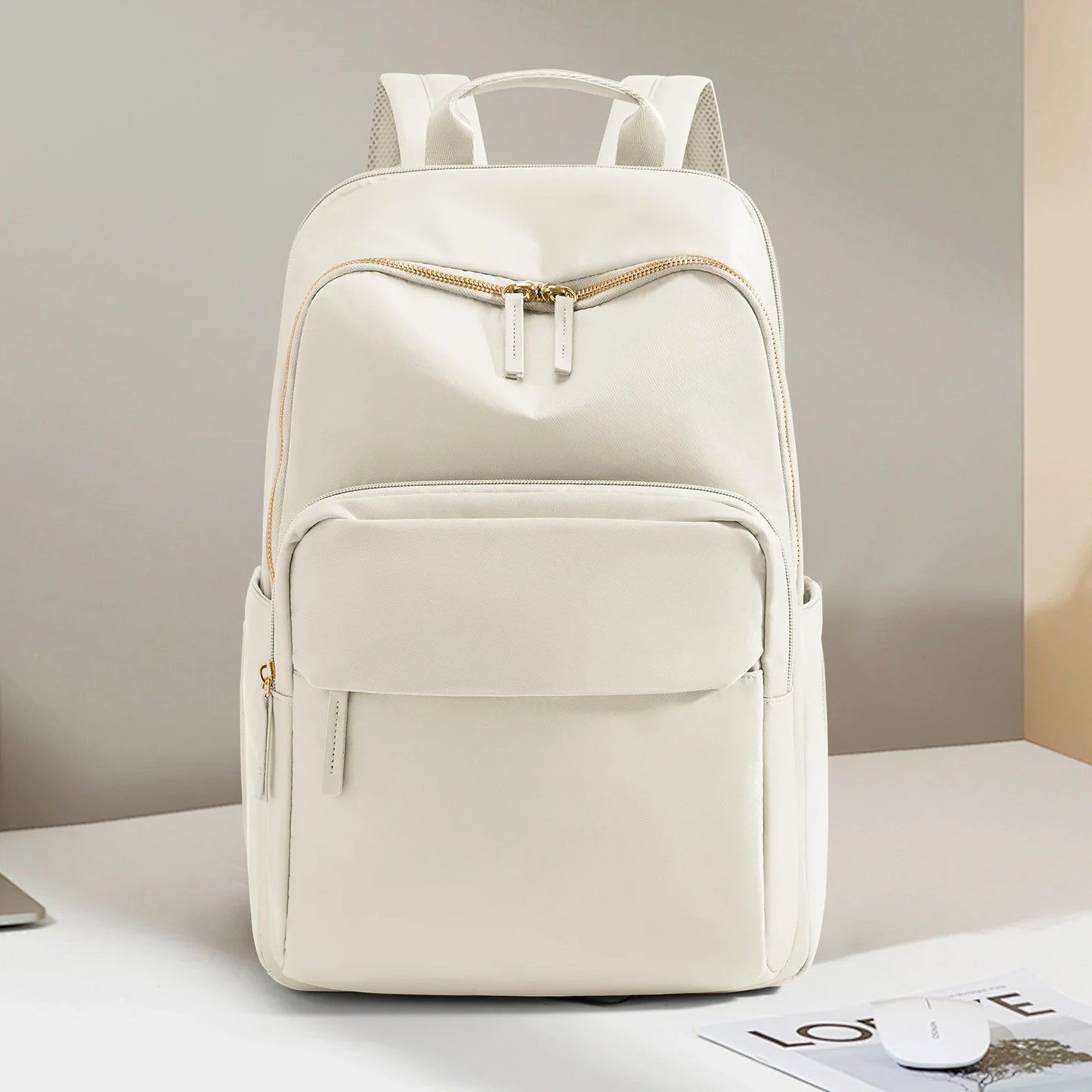 Rugzak als handbagage met slimme vakverdeling