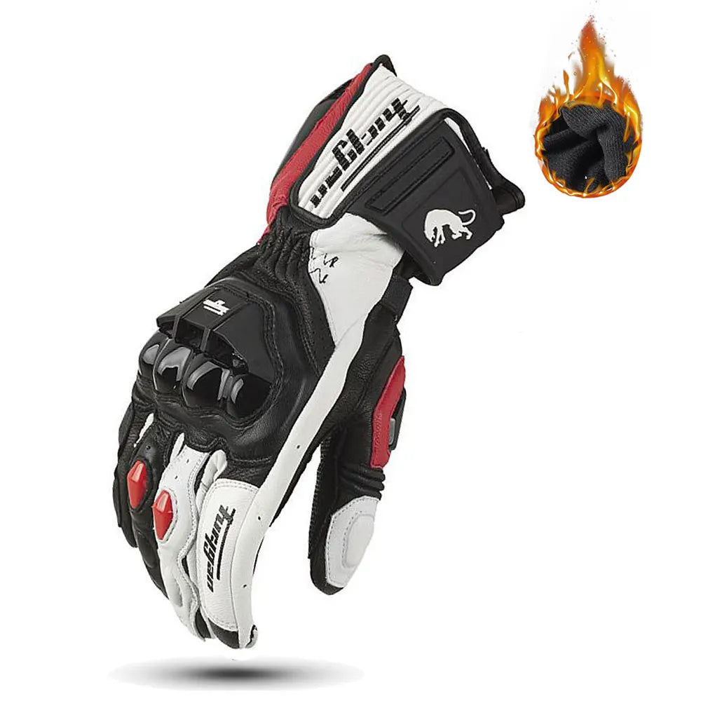 Koudebestendige leren handschoenen voor heren