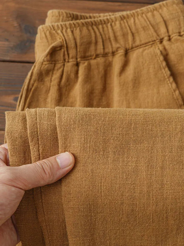 Linnenmix broek heren – Natuurlijk materiaal met extra stevigheid