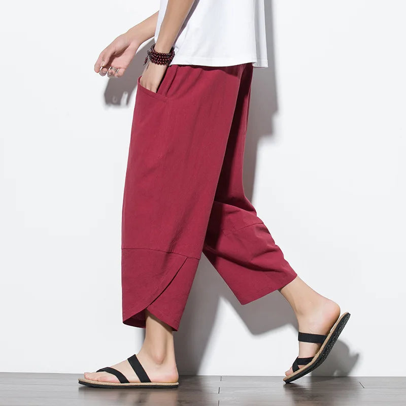 Linnen broek man – Ideaal voor warm weer