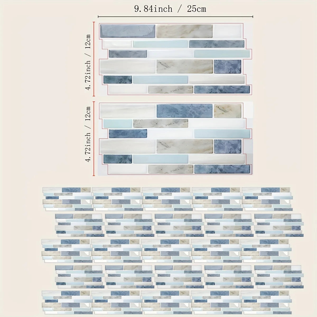 Badkamer mozaiek tegels met structuur – Antislip en chic