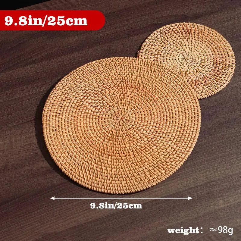 Hittebestendige pan onderzetters in naturel stijl – Tijdloos ontwerp