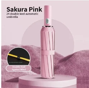 Paraplu met stevige metalen frame