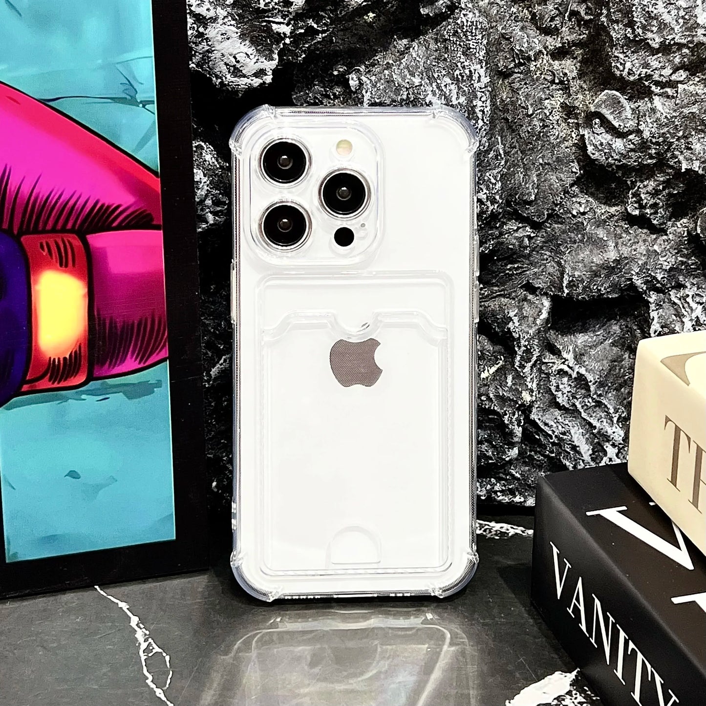 Telefoon hoesje met verhoogde randen voor schermbescherming