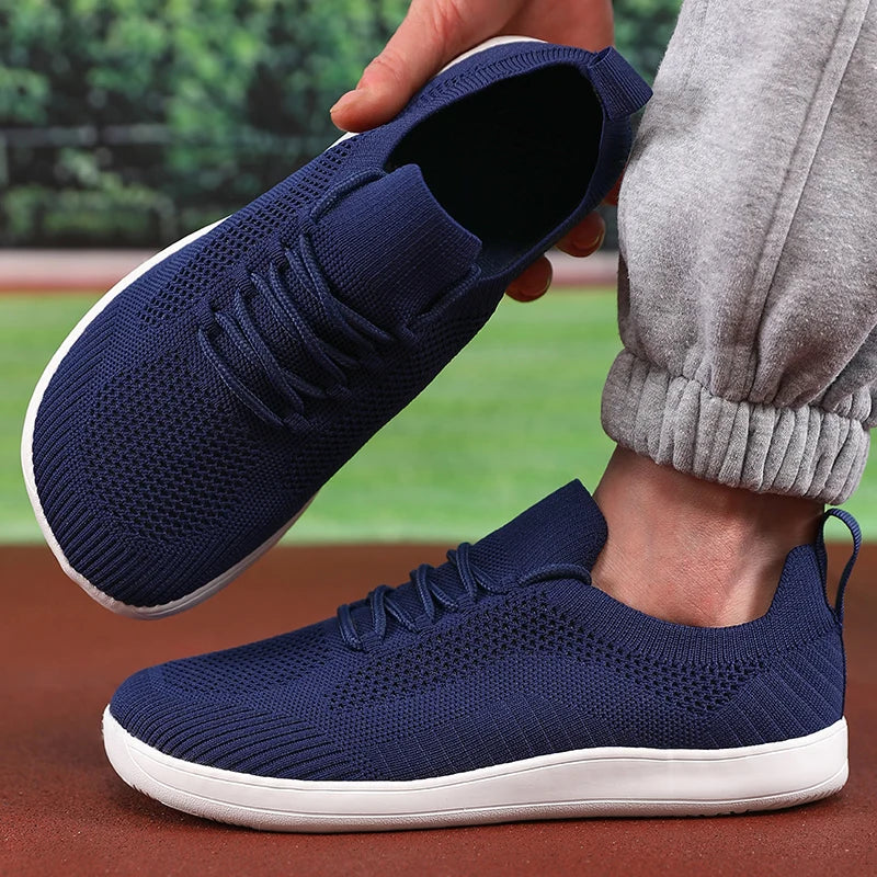 Flexibele herenschoenen met open structuur