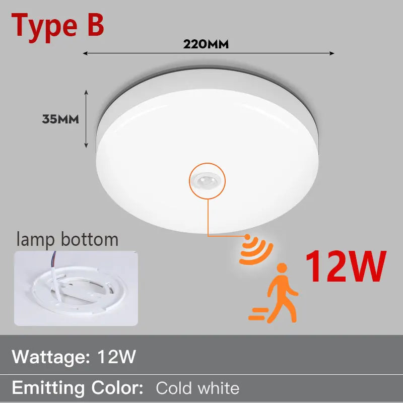 Badkamerlamp met bewegingssensor – Slimme verlichting