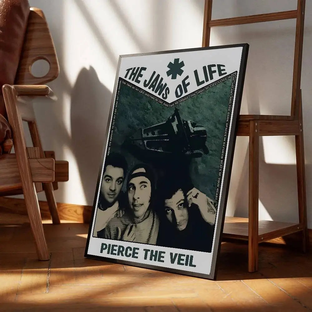 Poster met illustratie van koffie of wijn