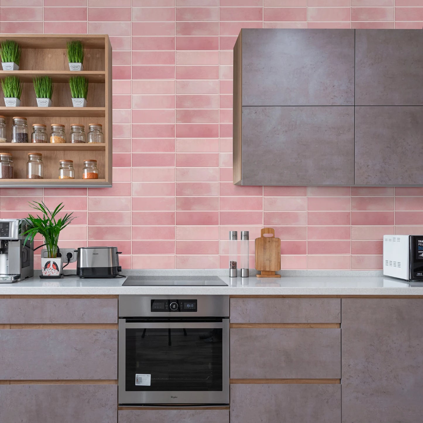 Mozaiek tegels in visgraat patroon – Elegant design