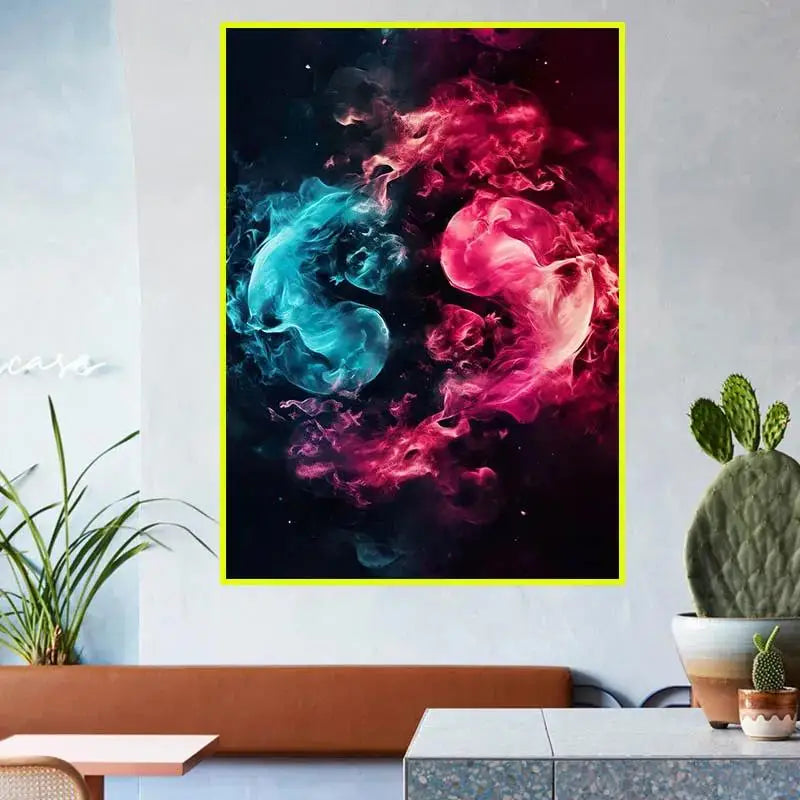 Kinderkamer poster met alfabet of cijfers
