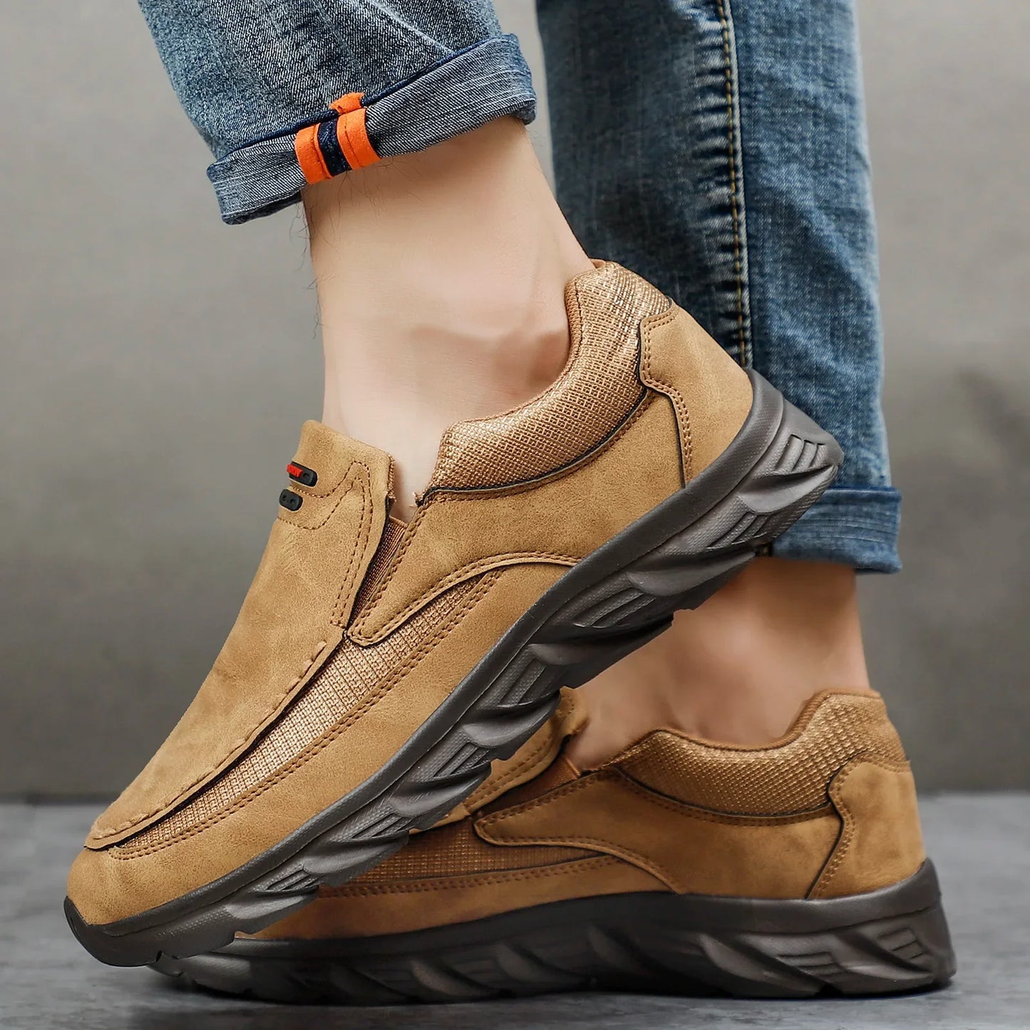 Veterschoenen heren zomer met comfortzool