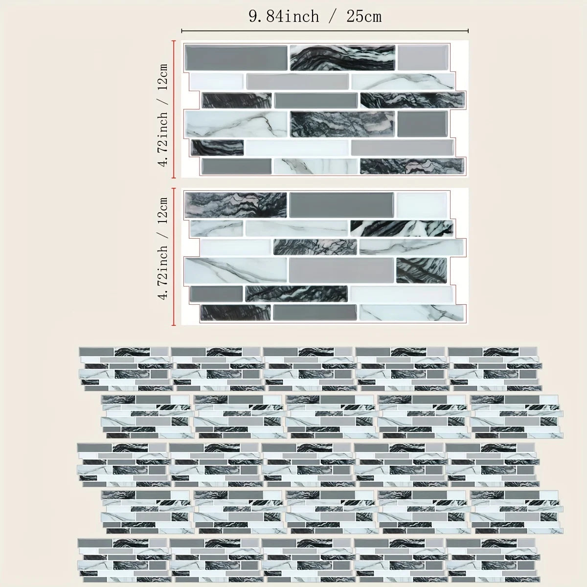 Mozaiek tegels in warme tinten – Gezellige sfeer