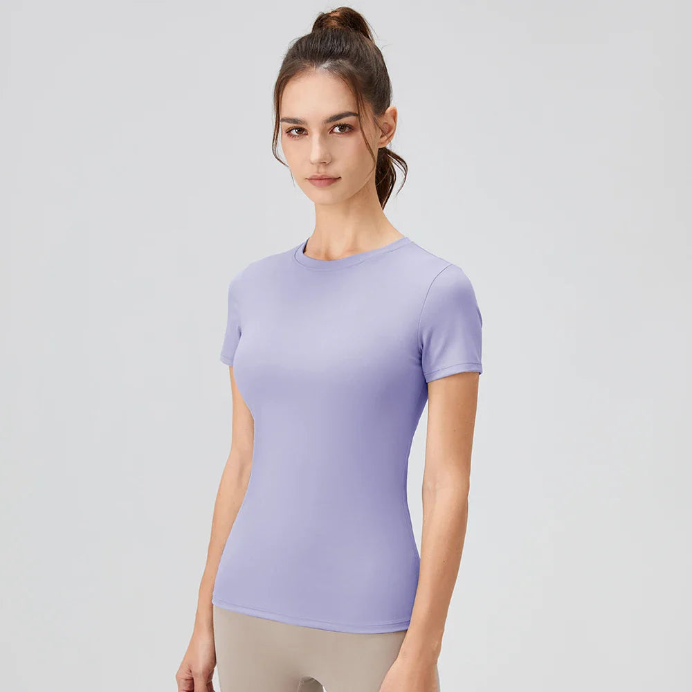 Ademende yoga outfit voor rustige sessies