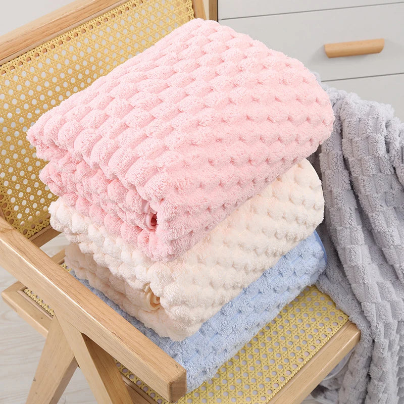 Badhanddoek met geweven rand β Luxe afwerking