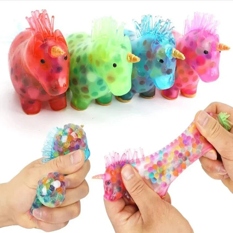 Intertoys stressbal met kleurrijke strepen