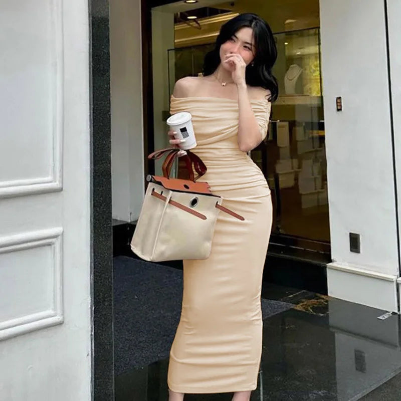 Betoverende Pastel Jurk voor Bruiloft Gasten Chic en Elegante