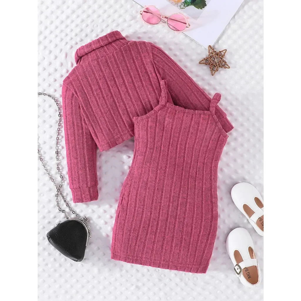 Modebewuste meisjes kleding in trendy kleuren