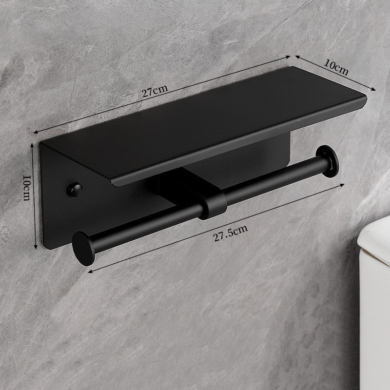 toiletrolhouder-zwart