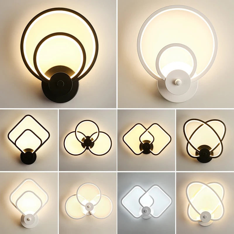 Wandlamp - Wandlamp Design - Wandlampen Landelijk - Zwart - Vierkant