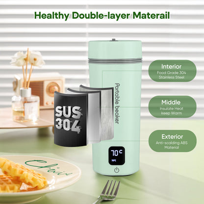 Thermosfles met siliconen grip – Comfortabel in de hand