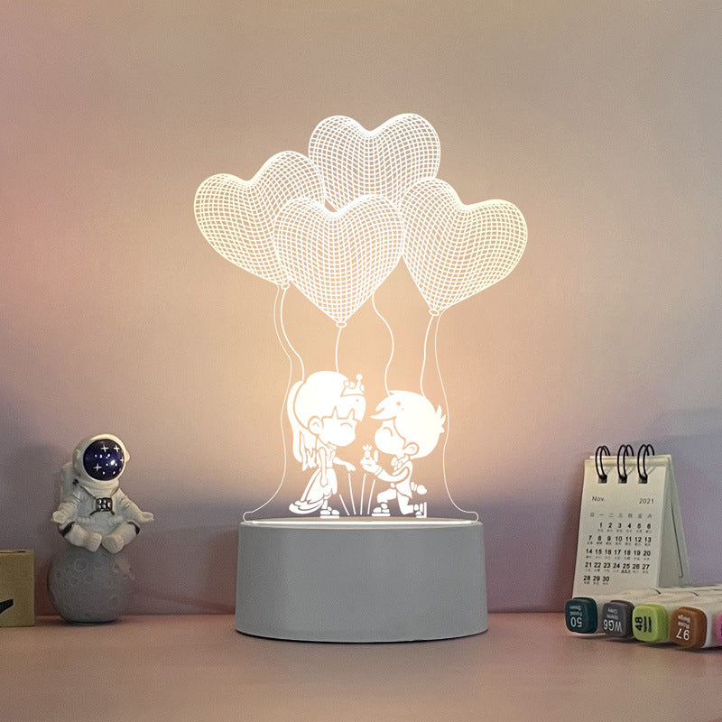 3D-Lamp-LED-Illusie-Bureaulamp-Aanzoek-Nachtlampje-Sfeerverlichting