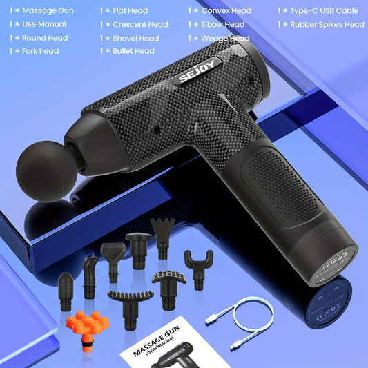 Massage gun met digitaal display – Strak en duidelijk