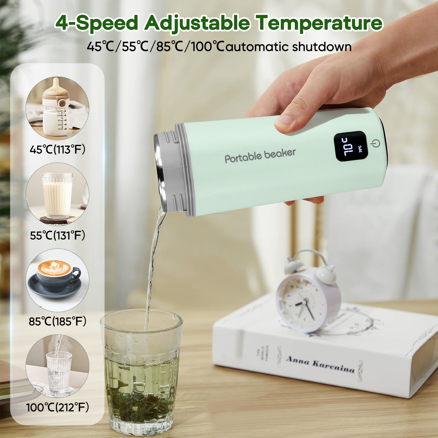Thermosfles met easy-clean design – Makkelijk te onderhouden