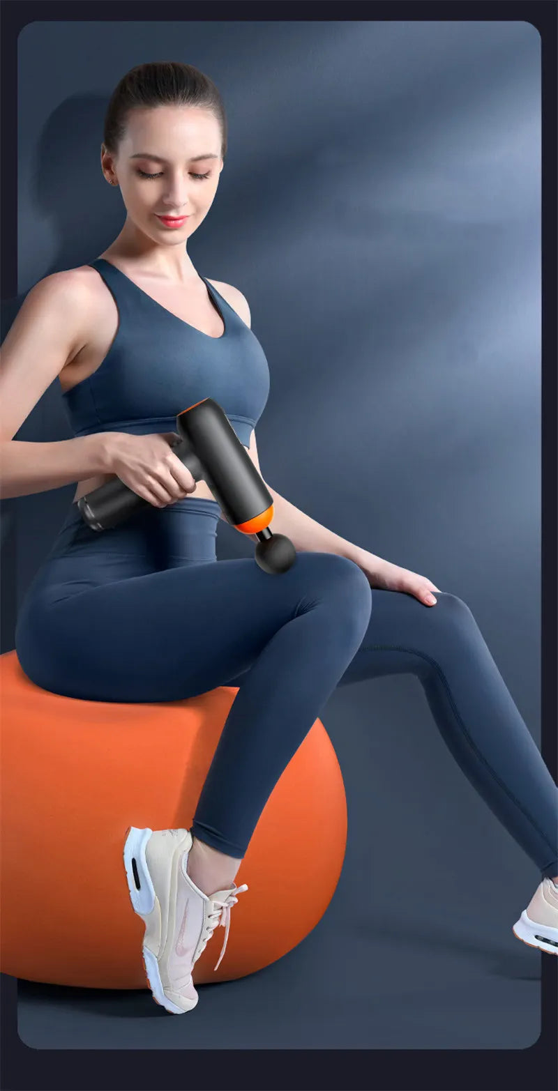 Massage gun met ronde kop – Voor grote spiergroepen