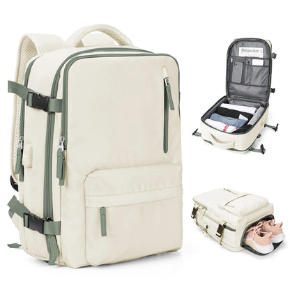 Handbagage rugzak met strakke vormgeving