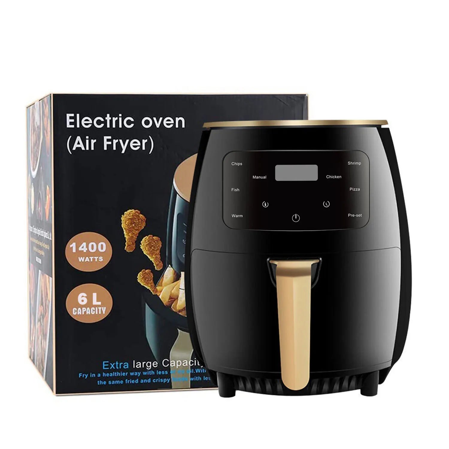 Airfryer XXL met meerdere bakstanden – Voor elk gerecht