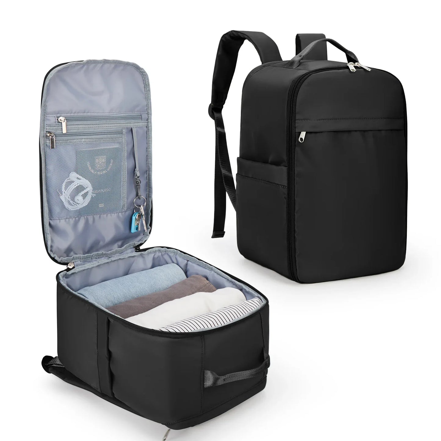 Multifunctionele handbagage rugzak met versteviging
