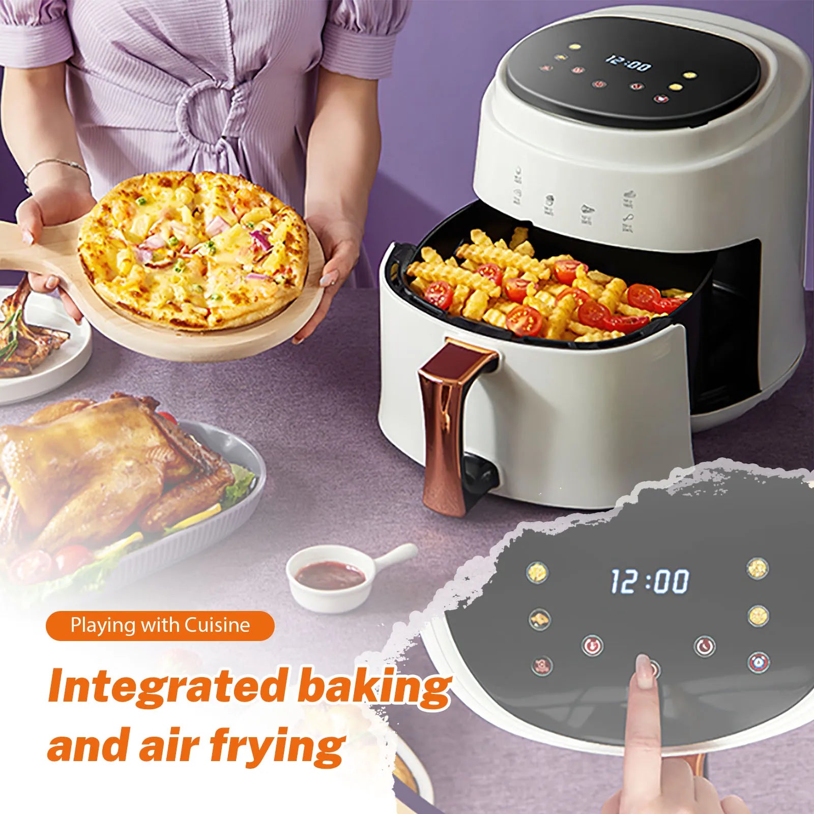 Blokker airfryer met anti-aanbaklaag – Makkelijk schoon te maken