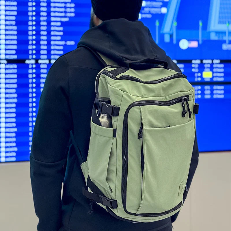 Handbagage rugzak met verborgen anti-diefstal vakken