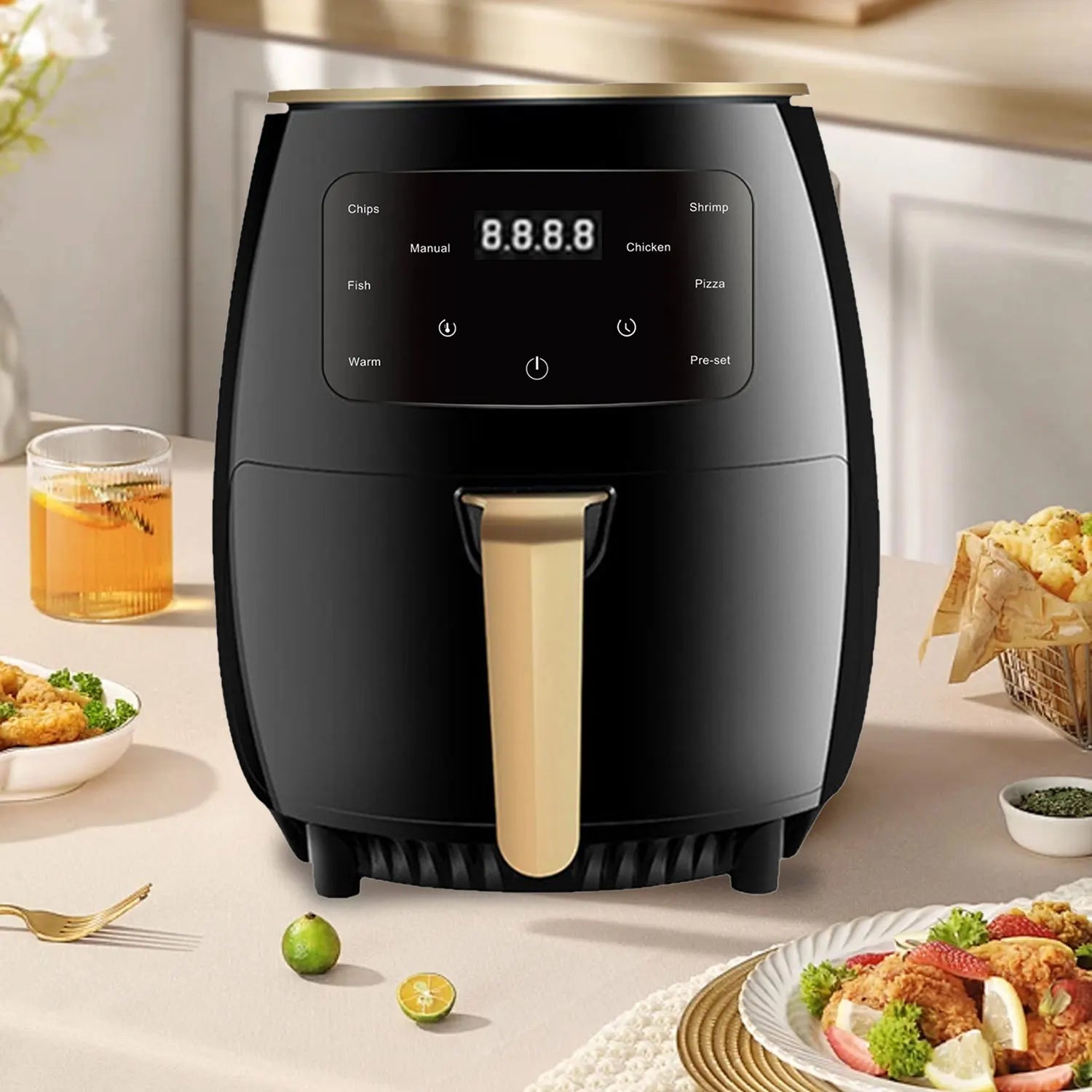 Airfryer XL met non-stick binnenpan – Makkelijk schoon