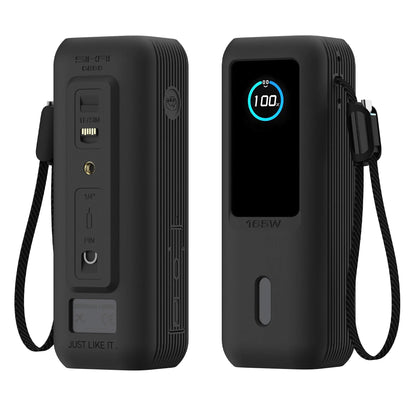 Kruidvat powerbank met rubberen coating