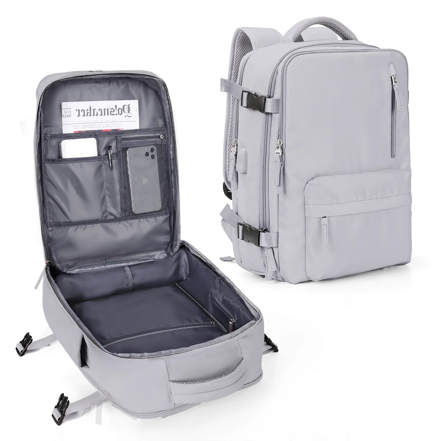 Rugzak 40x30x20 met TSA-slot optioneel