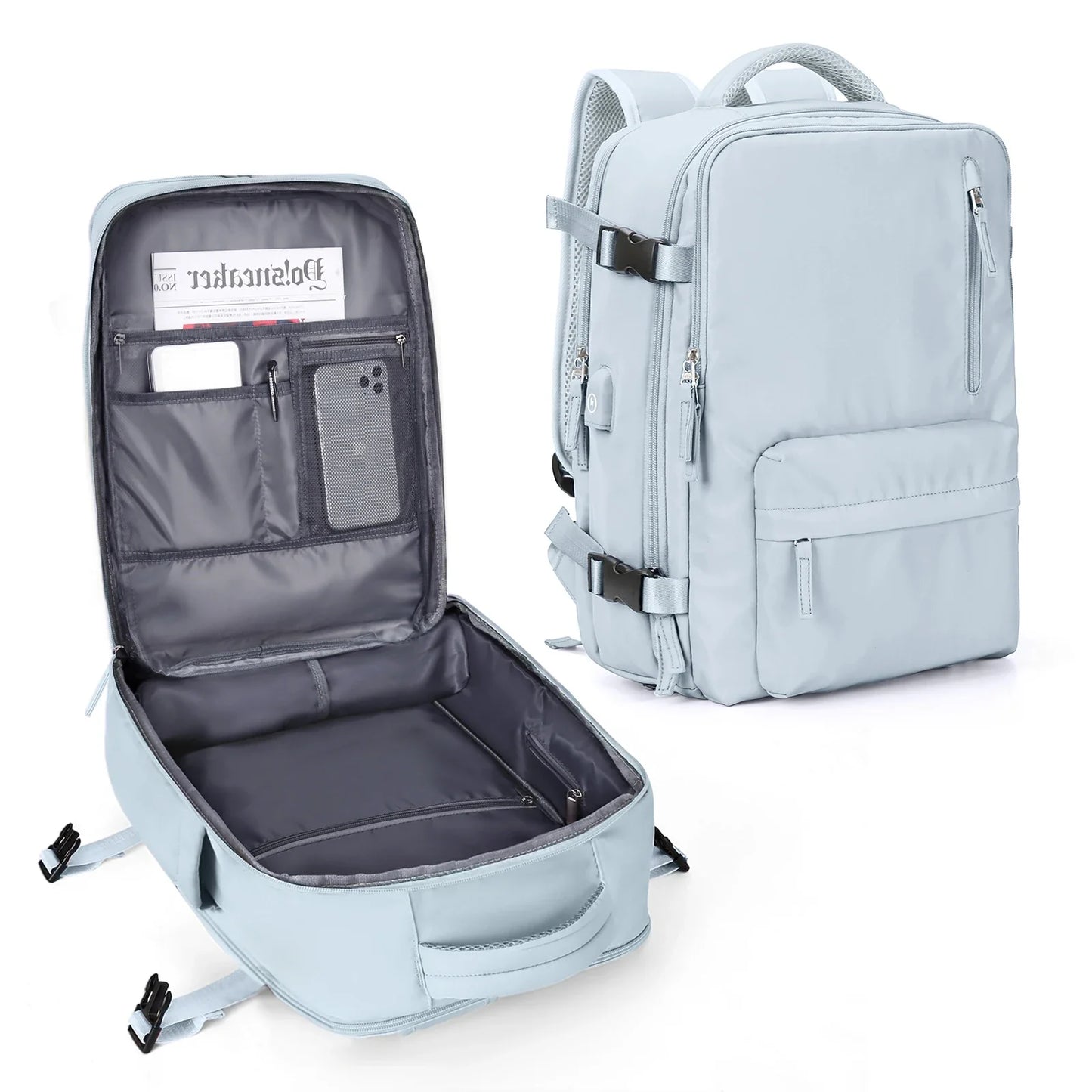 Compacte rugzak als handbagage – Voor citytrips en vluchten