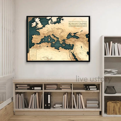 Wanddecoratie wereldkaart van canvas – Kunstzinnig en sfeervol