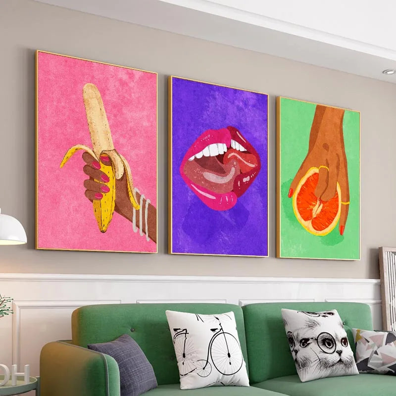 Kunstposter met moderne flair