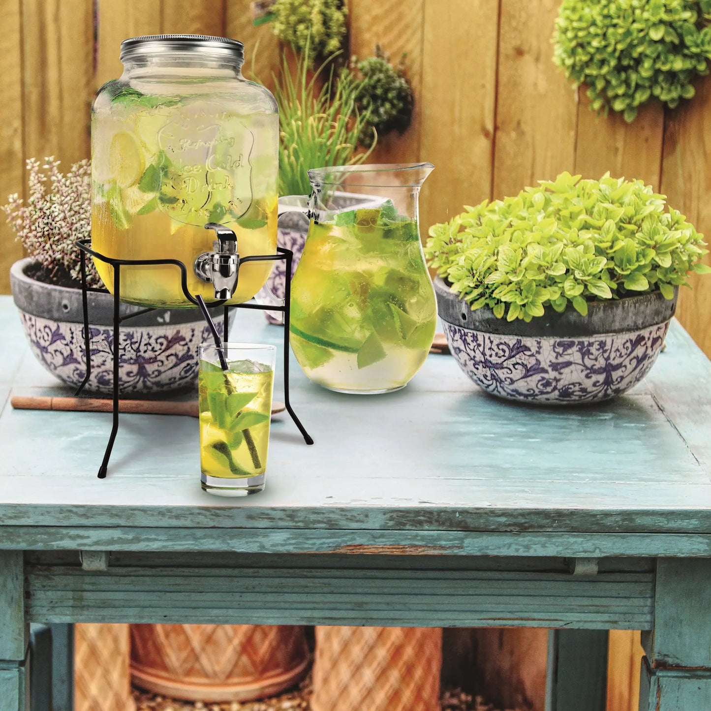 Xenos drankdispenser in boho stijl – Voor een speelse tafel
