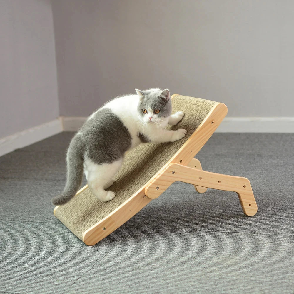 Krabpaal wanddesign met planken – Compact en praktisch