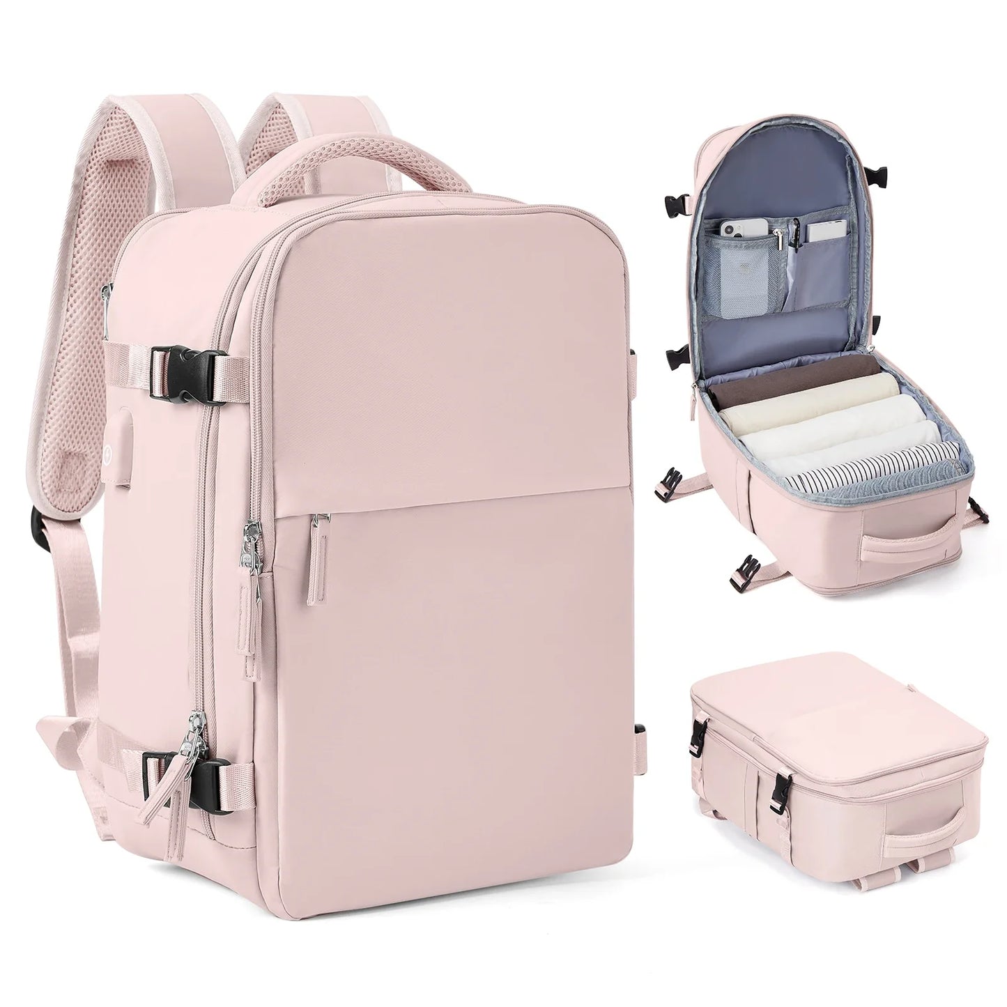 Handbagage rugzak 40x30x20 met verstelbare borstband
