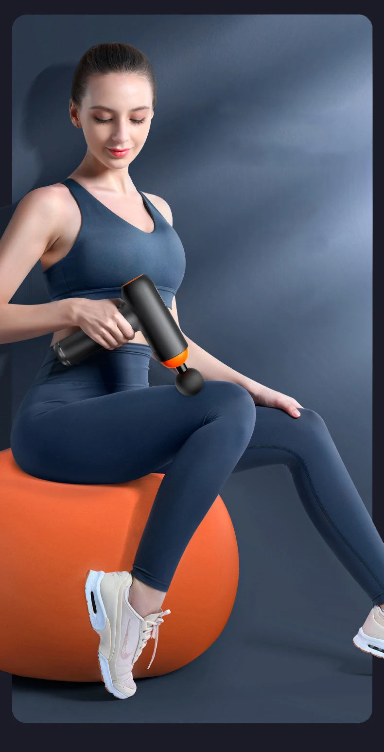 Massage gun met rubber grip – Ligt goed in de hand