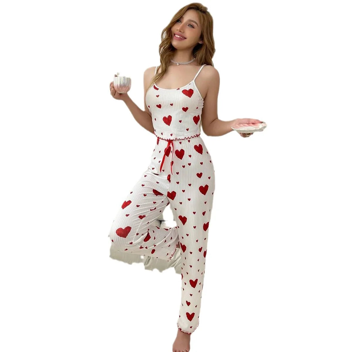 Dames pyjama winter met thermische eigenschappen