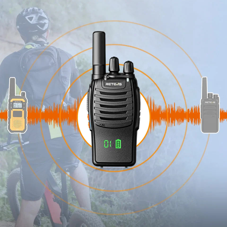 Intertoys walkie talkies met bereik tot 3 km