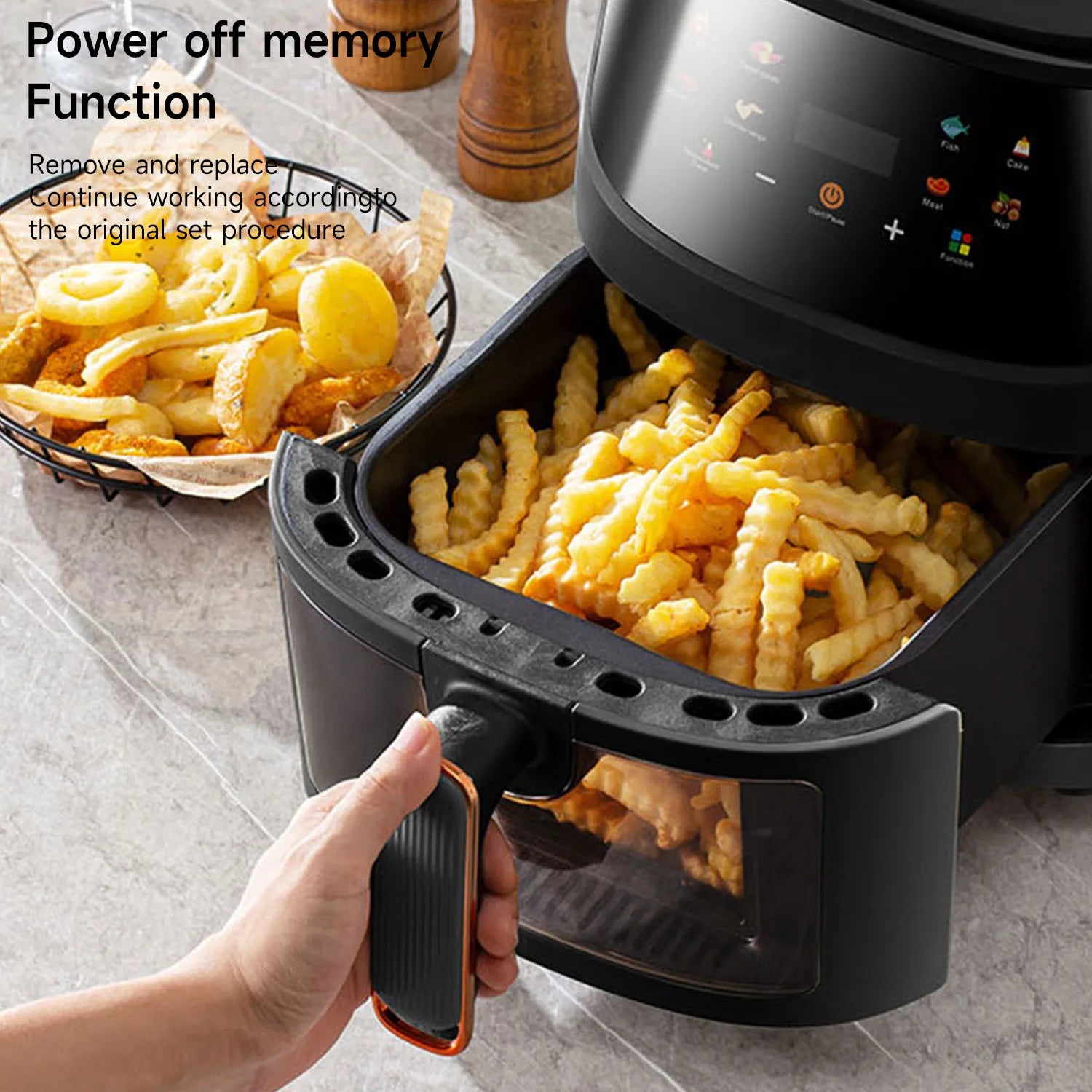Blokker airfryer met touchscreen bediening – Modern en makkelijk