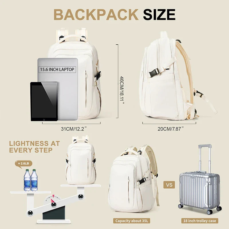 Handbagage rugzak met reflecterende details