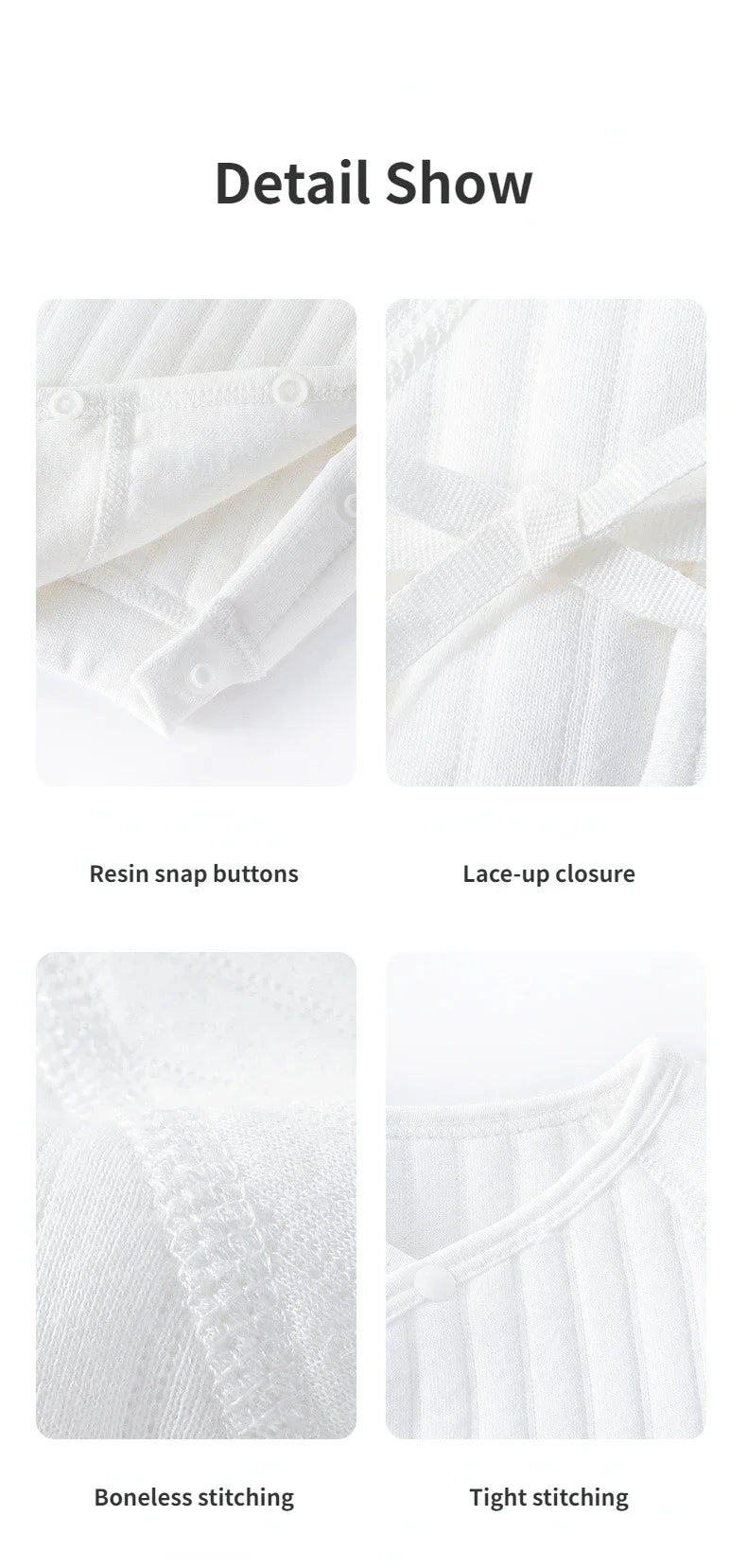 Babykleding meisjes in zachte en ademende stoffen